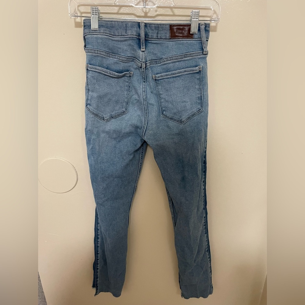 ✨Women’s Hollister Jeans Ultra Hi Rise Skinny Ankle Size 0R - Picture 7 of 9